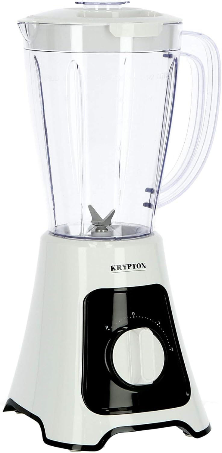 Krypton 400W Blender 2 In 1 with 1.5L JarKitchen AppliancesThe possibilities are endless!You can make an array of recipes: healthy smoothies, protein shakes, homemade soups, slushes, cocktails and much more. 2 Speed Settings. To give you total control the